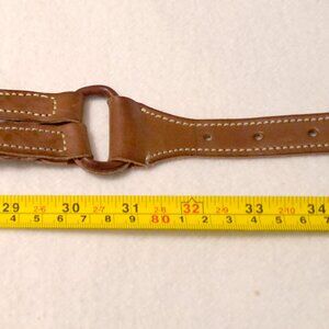 Women's Ralph Lauren Leather double-braided belt